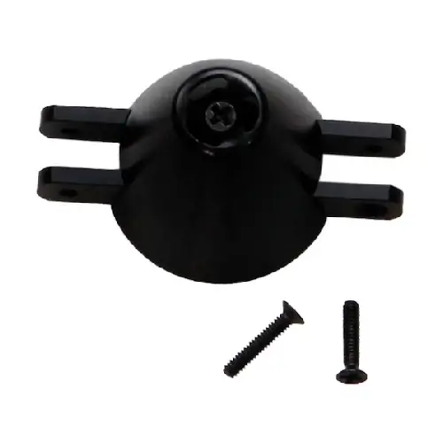 Robbe Modellsport Alu Spinner 25/3,17mm, schwarz eloxiert 5mm