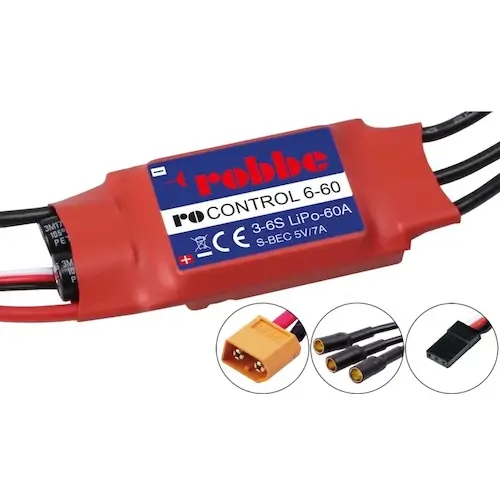 Robbe Modellsport RO-CONTROL 6-60 3-6S -60(80)A 5V/7A SWITCH