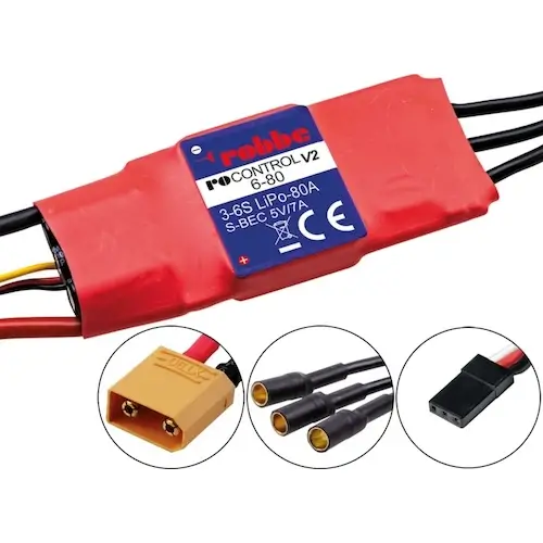 Robbe Modellsport RO-CONTROL 6-80 V2 3-6S -80(100A) 5V/7A