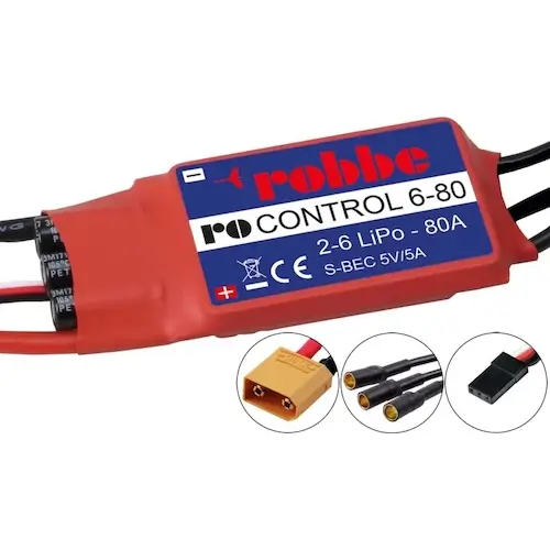 Robbe Modellsport RO-CONTROL 6-80 2-6S -80(100A) 5V/5A