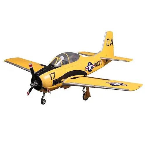 FMS T-28D Trojan V4 gelb - 142 cm
