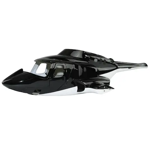 Airwolf 600 Schwarz (Metallfahrwerk, funktionierende Tür)