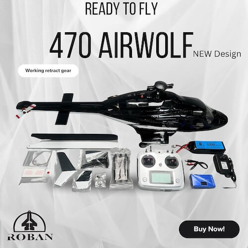 RotorScale Airwolf 470 RTF