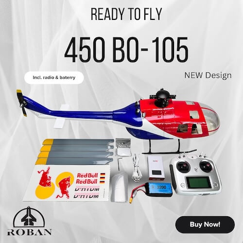 RotorScale BO-105 RB 450 RTF