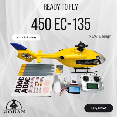 RotorScale EC-135 ADAC 450 RTF