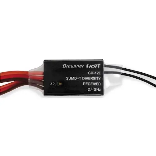 GRAUPNER GR-12L SUMD+T 2 Antennen 2.4 GHz