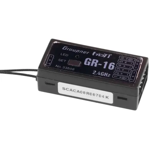 GRAUPNER GR-16 2,4GHZ HOTT 8K