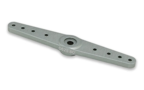 Alu Servoarm Dual 30/60 mm, 25T-6, KST 0625.60
