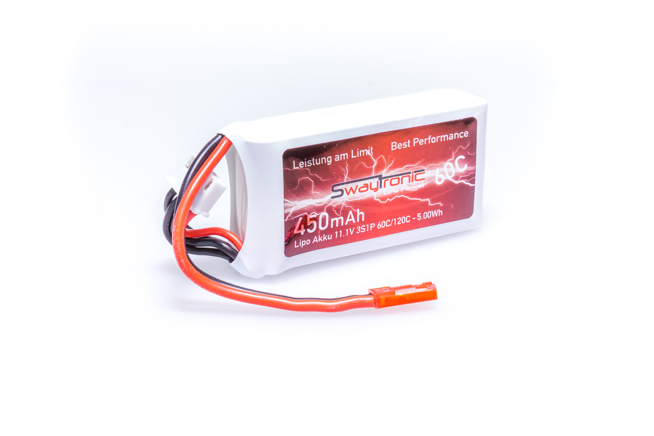 SWAY-FPV LiPo 3S 11.1V 450mAh 60C/120C JST