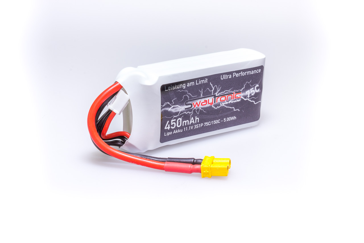 SWAY-FPV LiPo 3S 11.1V 450mAh 75C/150C XT30
