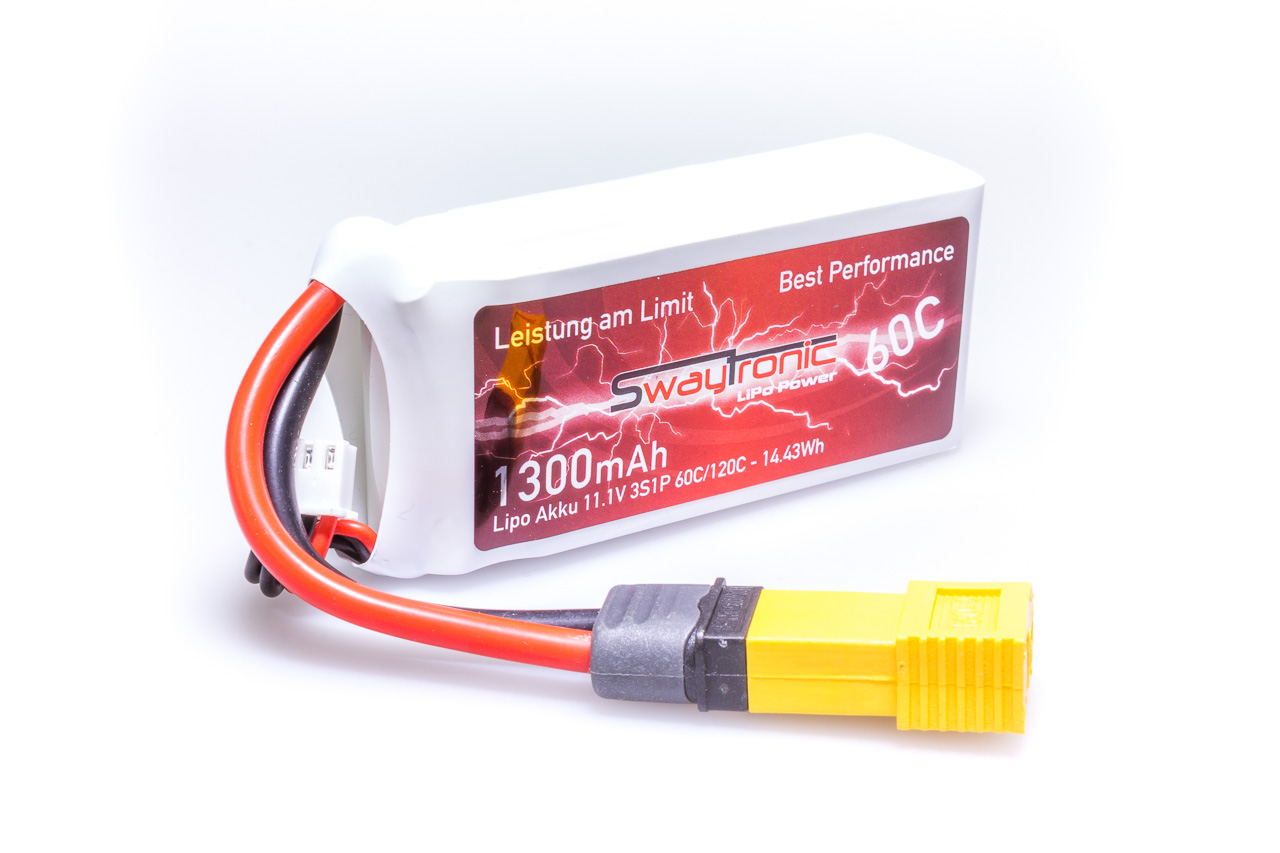 SWAY-FPV LiPo 3S 11.1V 1300mAh 60C/120C T-Plug