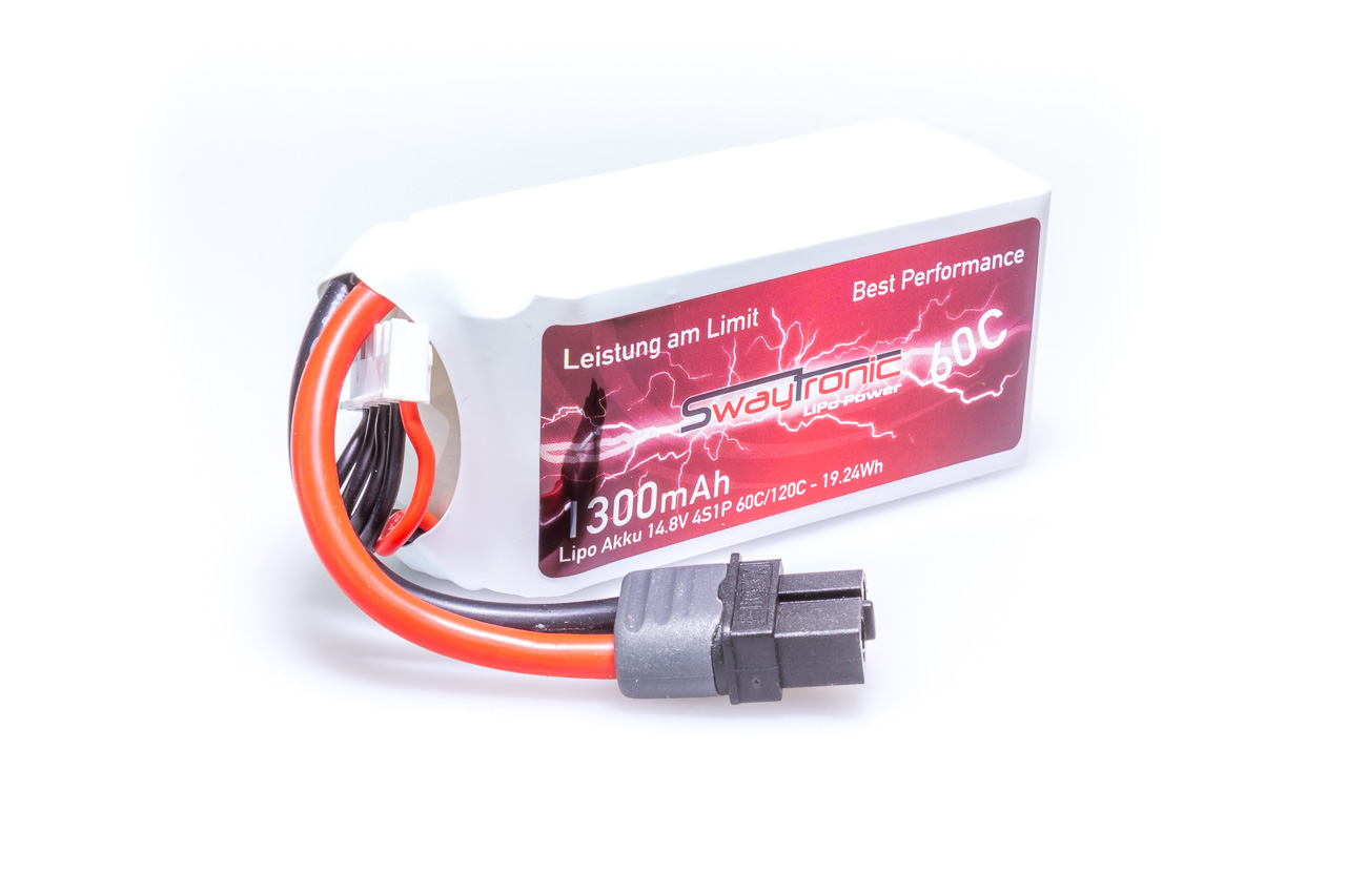 SWAY-FPV LiPo 4S 14.8V 1300mAh 60C/120C XT60