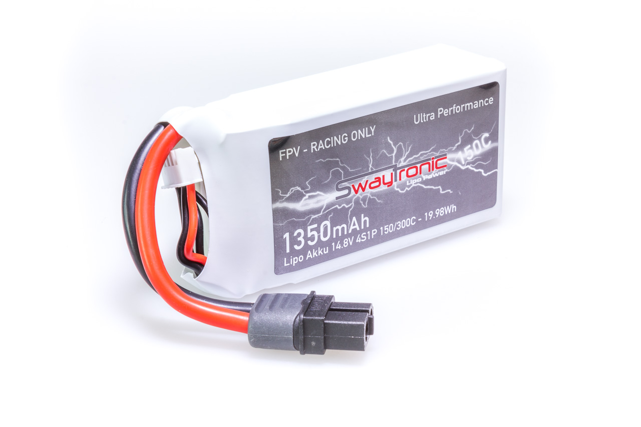 SWAY-FPV LiPo 4S 14.8V 1350mAh 150C/300C XT60