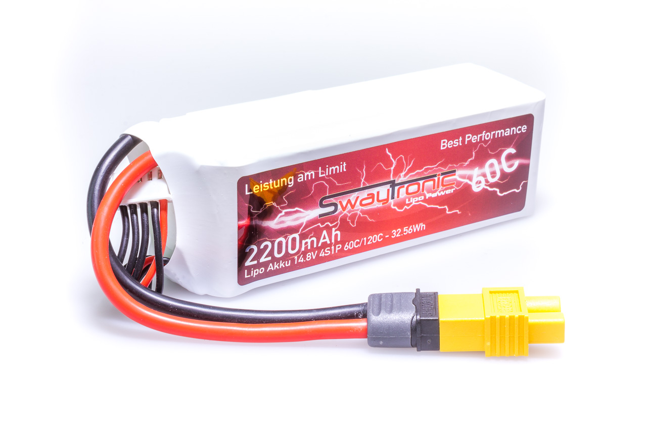 SWAY-EL LiPo 4S 14.8V 2200mAh 60C/120C EC3
